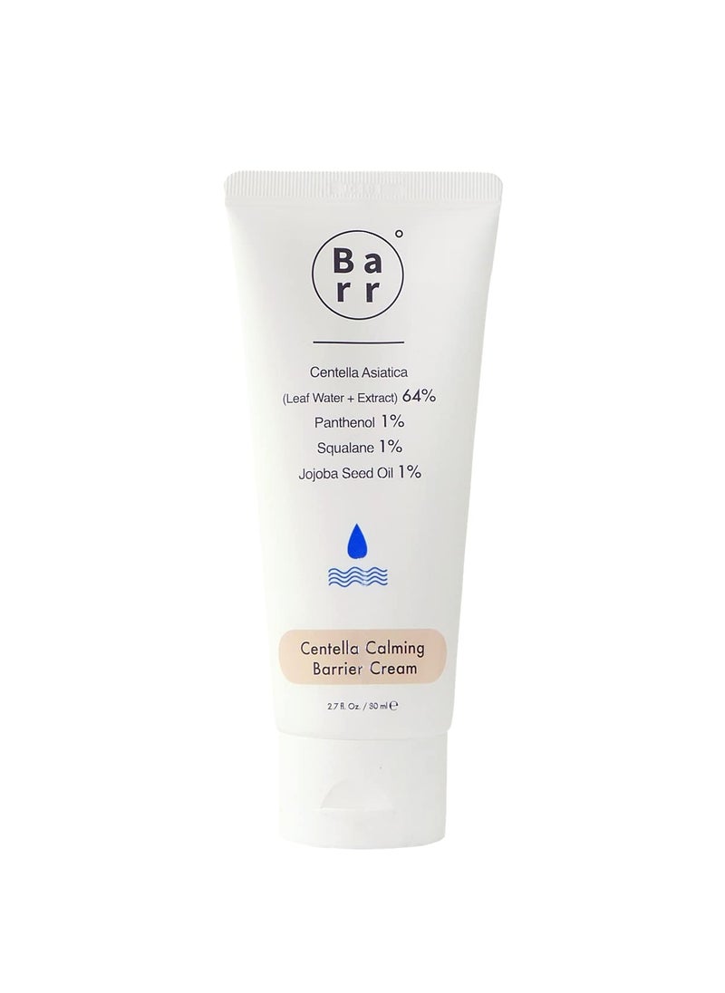 Barr Centella Calming Barrier Cream 64 Centella Asiatica 1 panthenol vitaminB5 1 Jojoba Seed Oil 1 Squalane Vegan