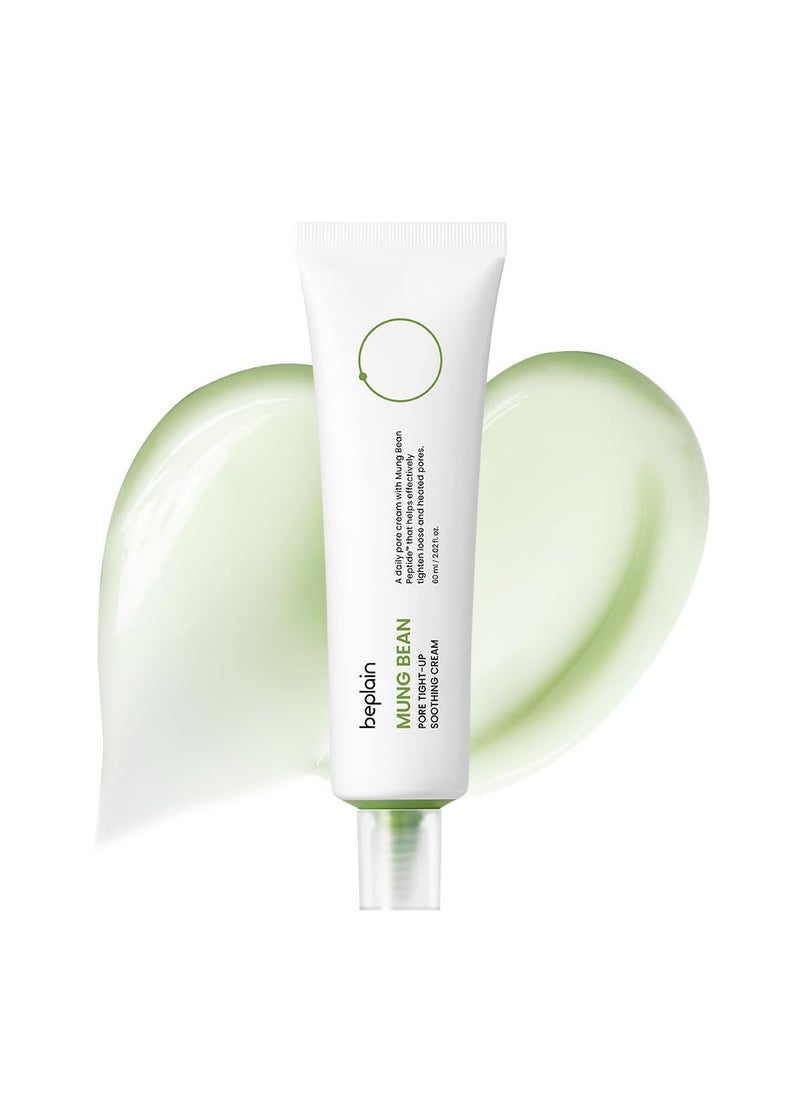 beplain Mung Bean Pore Peptide Soothing Cream 203 fl oz 60ml  Facial cream for Pore Soothing Pore Hydrating  Suitable for sensitive skin  Korean skin care  Kbeauty