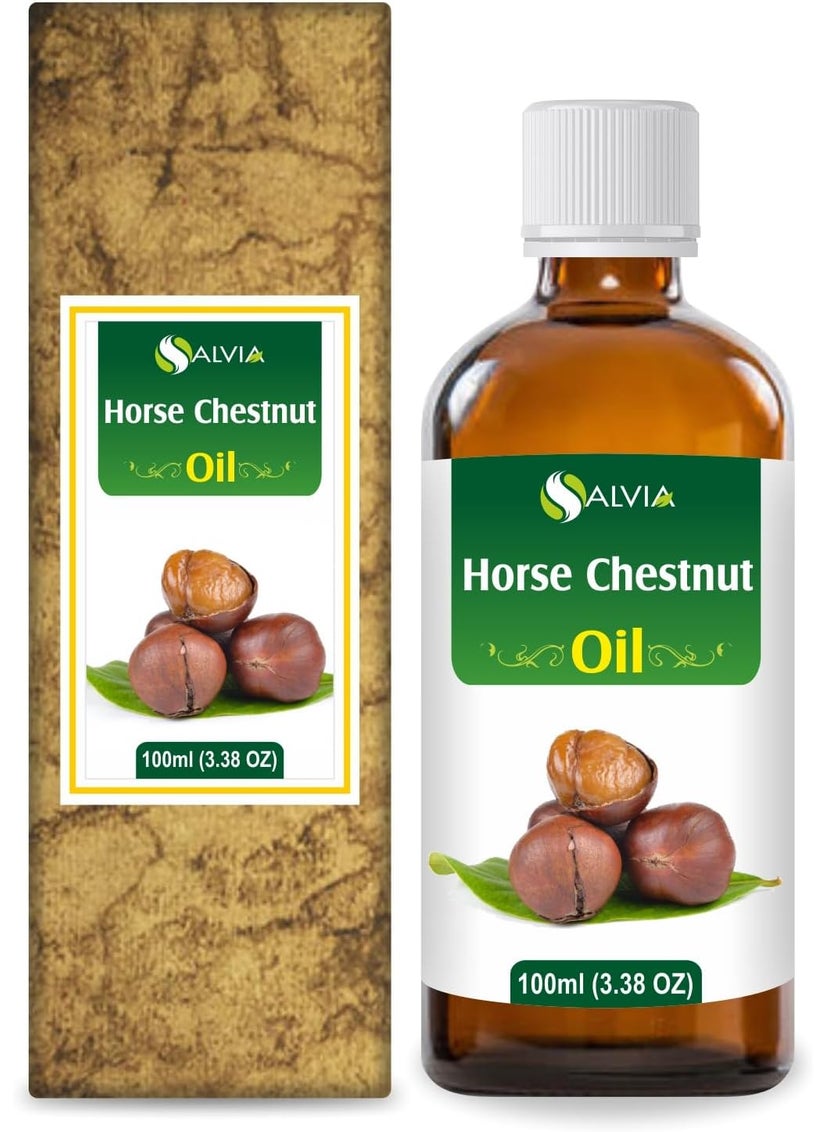 Salvia Pure Horse Chestnut Oil  Firms Hydrates and Tones Skin  Cosmetic Grade for Skincare Hair Care and DIY  100 ML