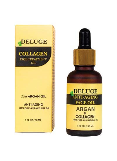 Collagen Face Oil With Argan Oil 100 Natural  Fine Lines Wrinkles Anti Aging Facial Oil Smoothing And Firming Skin Care Treatment Natures Most Potent Botanical Ingredients