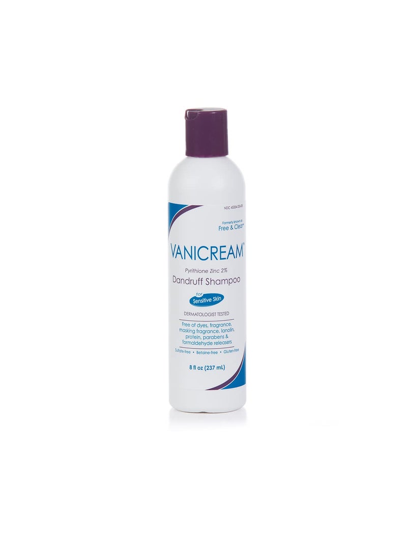 Vanicream Medicated Dandruff Shampoo  Maximum OTC Strength Pyrithione Zinc 2  Unscented 8 Fl Oz Pack of 12