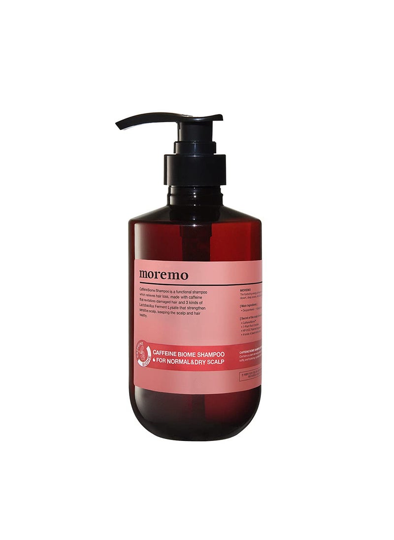 MOREMO Caffeine Microbiome Shampoo for Normal  Dry ScalpHelping manage hair loss and improving scalp health500ml