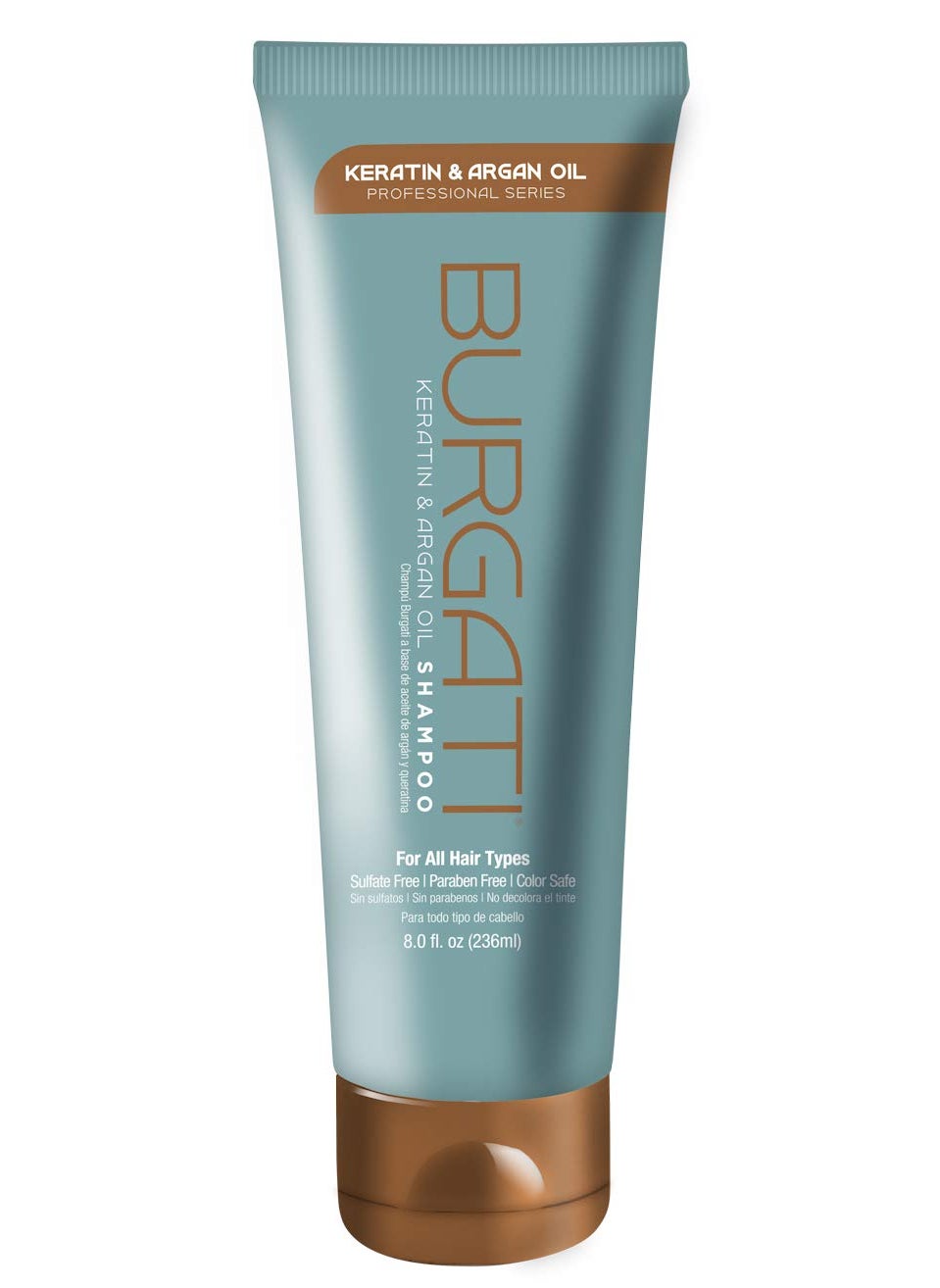 Moroccan Argan Oil Shampoo with Keratin Sulfate Free for Dry Damaged Colored and Keratin Treated HairProfessional StrengthMade in USA  8 Fl Oz