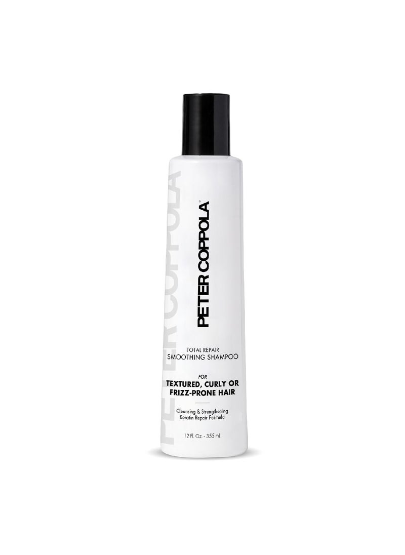 PETER COPPOLA Total Repair SulfateFree Smoothing Shampoo 12 Oz  For Damaged Hair  Color Safe Sodium ChlorideFree Keratin Shampoo