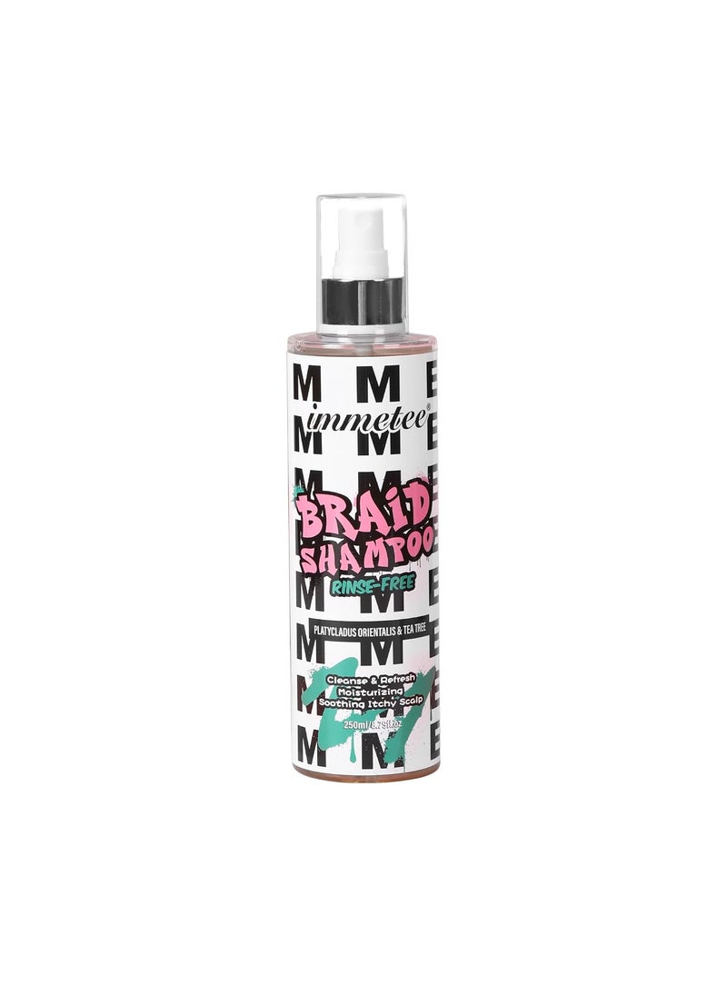 immetee No Water Braid ShampooNo Rinse ShampooEliminates Odor  ItchRinse Free Braid Spray for BraidsWeaves and Twists 250ml879oz