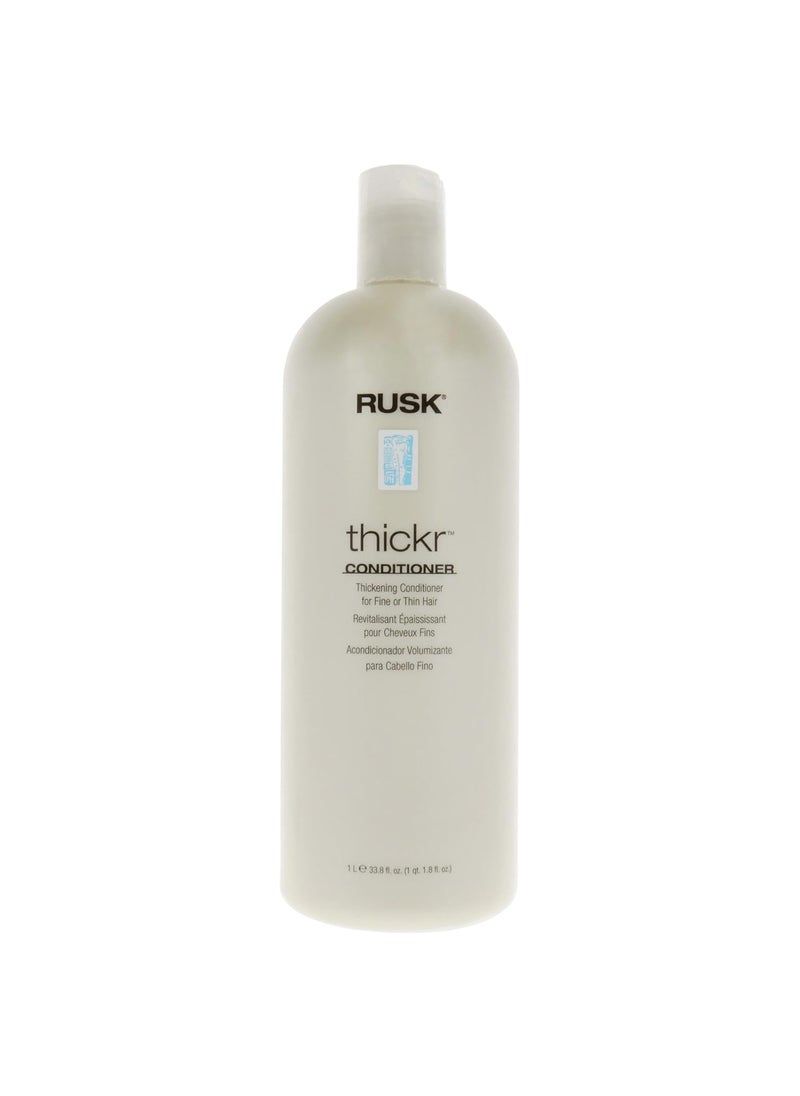 RUSK Designer Collection Thicker Thickening Conditioner for Fine or Thin Hair DailyUse to Strengthen and Repair Gives FullBodied Appearance 338 oz
