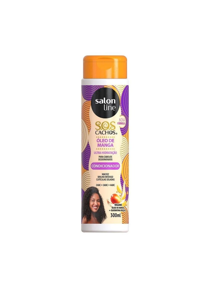 Linha Tratamento SOS Cachos Salon Line  Condicionador 300 Ml  Salon Line Treatment SOS Curls Collection  Conditioner 1014 Fl Oz