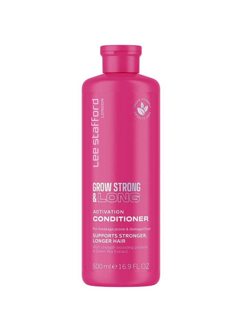 Lee Stafford Hair Growth Conditioner  Grow Strong  Long Collection  Best Thickening Regrowth Treatment for Thinning Hair Loss  Fine Hairs Deep Conditioning Sulfate Free Men  Women 169 Fl Oz