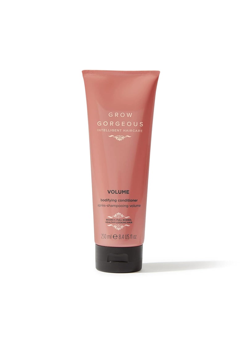 Grow Gorgeous Volume Conditioner 250ml  With Caffeine Amino Acids and Peptides  For Flat Hair  Vegan
