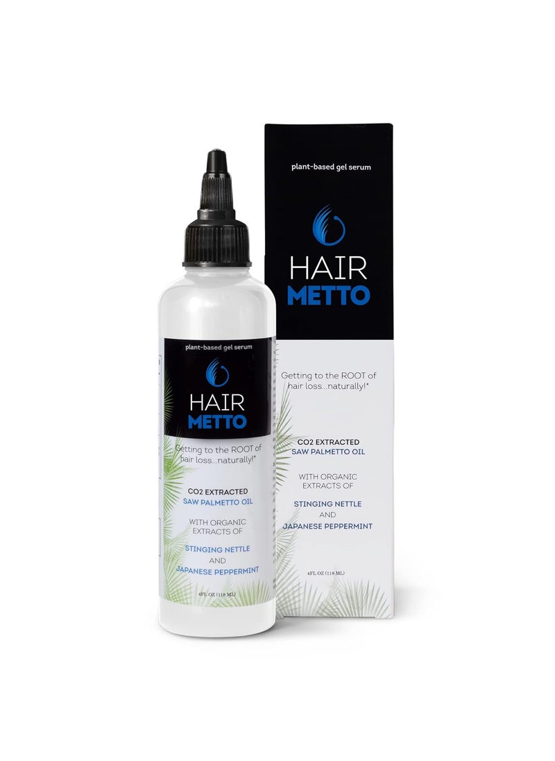 HAIRMETTO Serum for Hair Loss and Regrowth with Saw Palmetto Stinging Nettle Rosemary Oils Peppermint Scent Unisex4oz