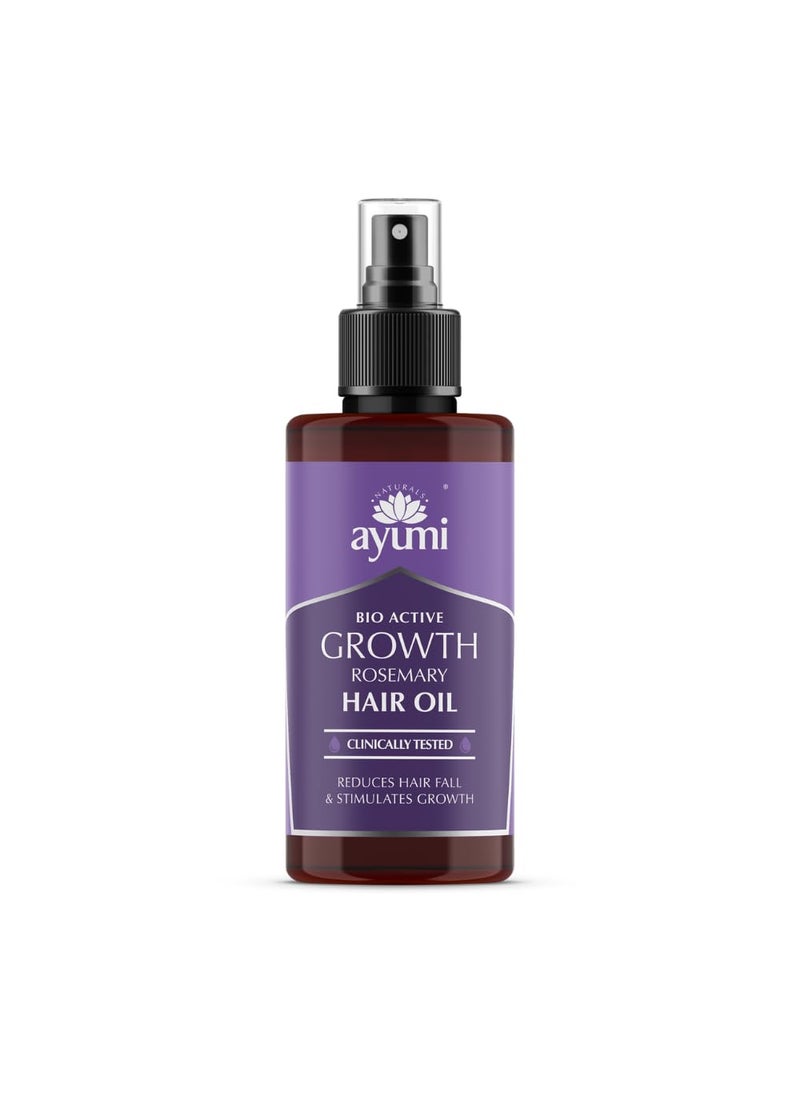 Ayumi Rosemary oil for hair growth castor oil organic coconut oil fenugreek diluted rosemary oil hair mask skin care essential oils massage oil lash serum Clear