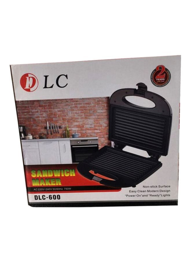 Sandwich Maker 750W 750.0 W -600 Black