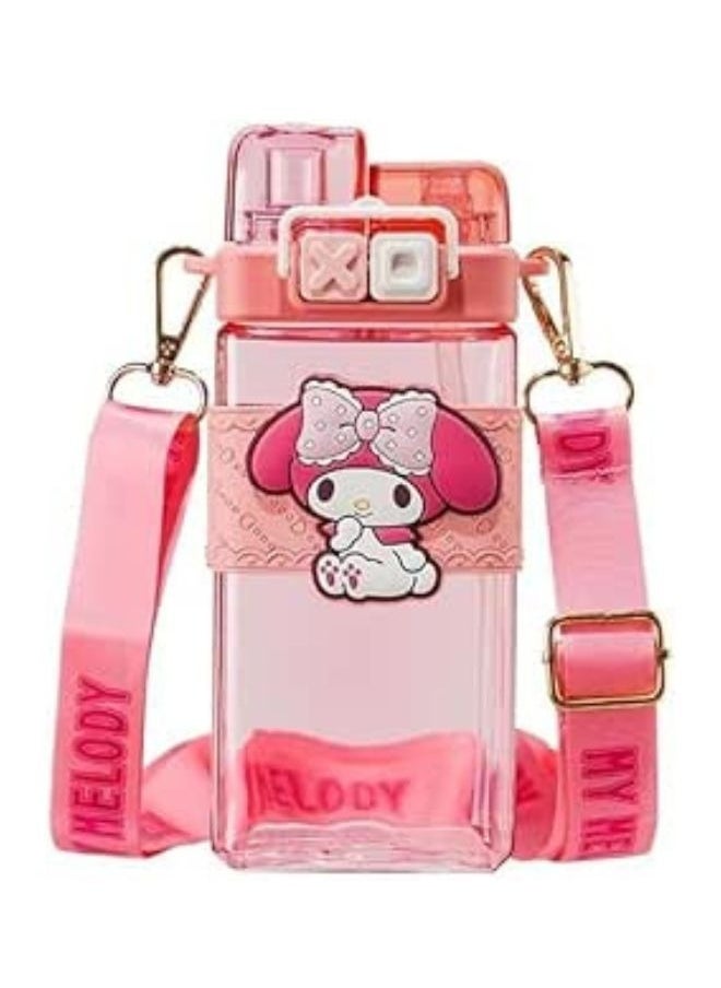 My Melody-Water Bottle 520ml With Strap