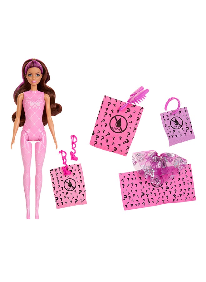 Color Reveal Doll & Accessories, Ballerina Series, 6 Unboxing Surprises Include Color Change, Inspired by Balletcore (Styles May Vary)