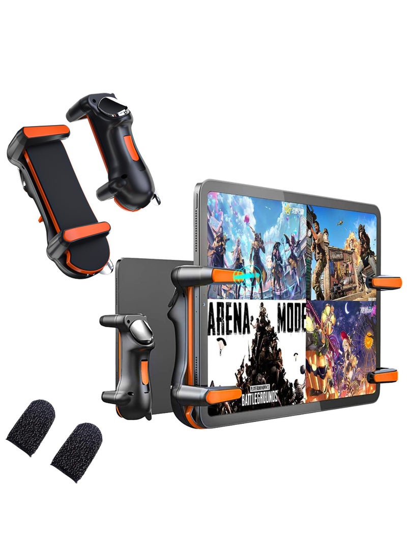 PUBG Game Controller Trigger Rapid Fire 6 Fingers Gaming Grip Gamepad Joystick L1R1 L2R2 for iPad and Tablet Android Samsung Huawei