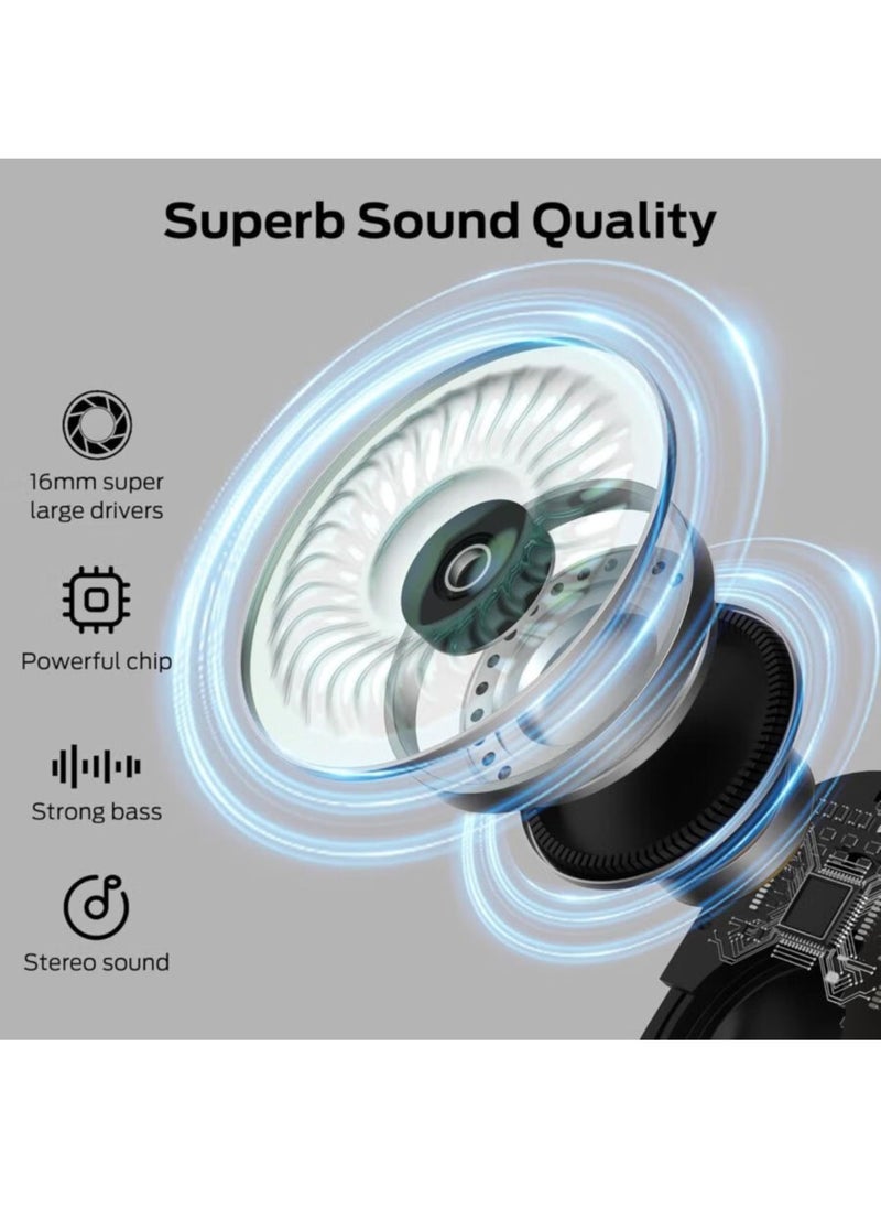 Monster Open Free AC100: Open-Ear Headphones with AI Noise Reduction & Long Battery Life – Perfect for Active Lifestyles