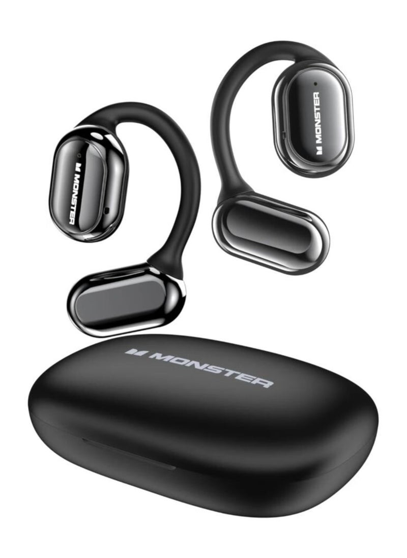 Monster Open Free AC100: Open-Ear Headphones with AI Noise Reduction & Long Battery Life – Perfect for Active Lifestyles