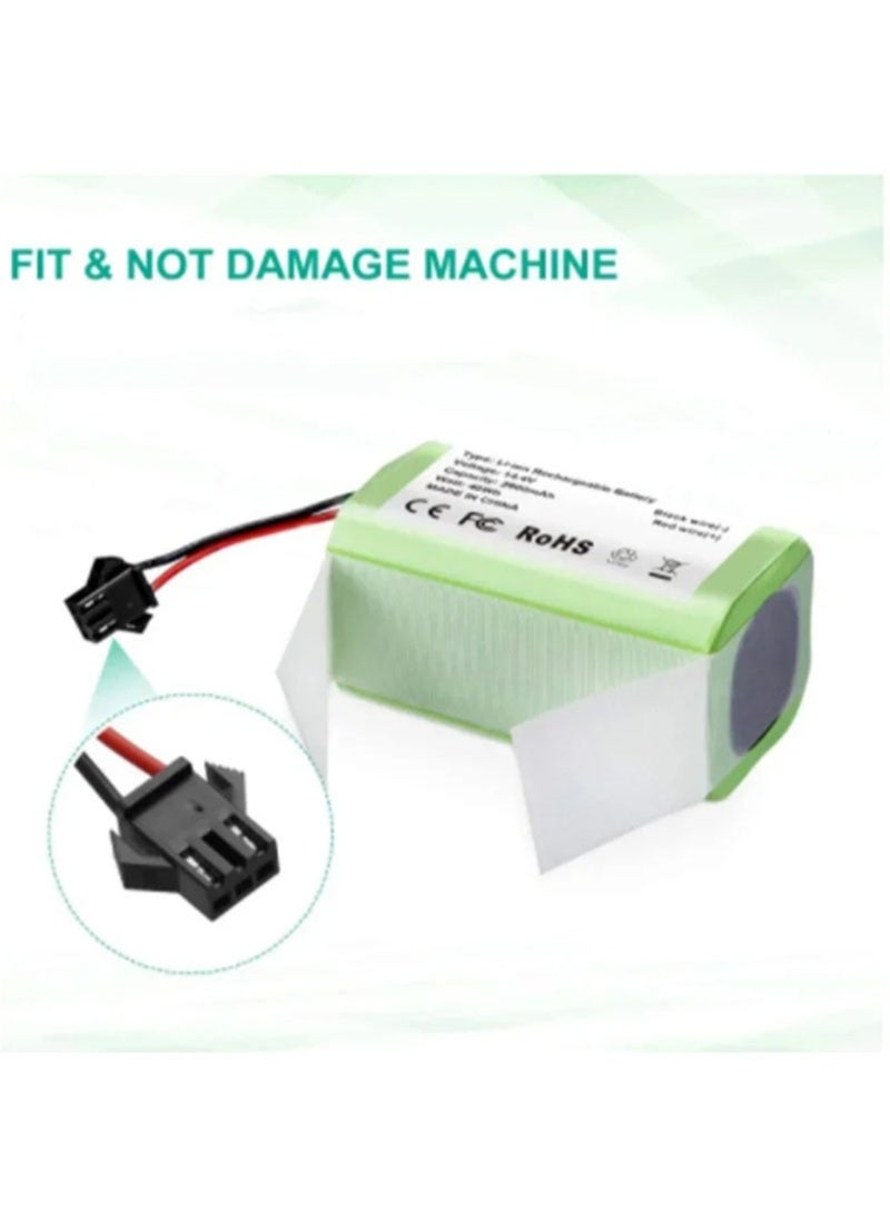 14.4V 2800mAh Replacement Li-ion Battery Compatible for Eufy RoboVac and Evovacs Deebot N79 N79S DN622 Eeuf