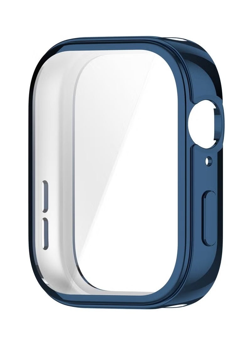 3 PCS Soft TPU Screen Protector Cover Case for HUAWEI Watch Fit 3 Black,Clear and Blue
