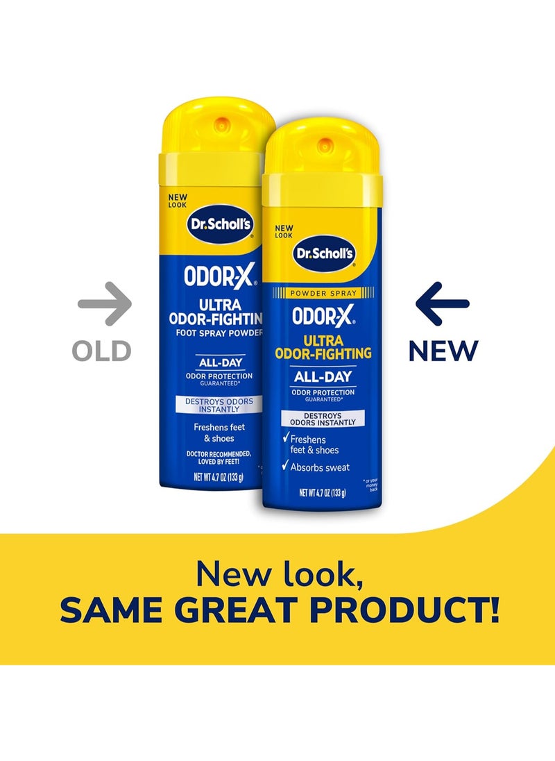 Dr. Scholl's OdorX Ultra Odor Fighting Foot Spray Powder 4.7oz