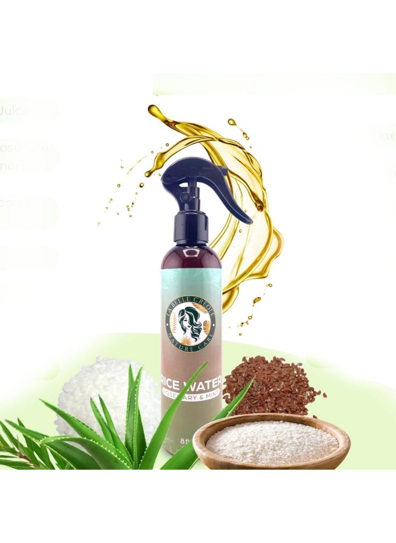 Rice Water Mist  Silicone  Sulfate Free Hair Growth Spray  Best for Damaged Dry Curly or Frizzy Hair  Thickening for Thin Hair Safe for Keratin  ColorTreated Hair