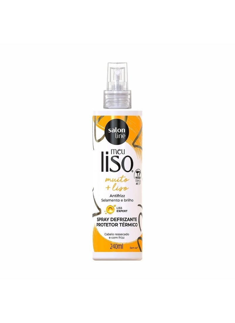 Salon Line  Linha Meu Liso Muito   Spray Protetor Termico 240 Ml  My Straight Much   Thermal Protective Spray 811 Fl Oz