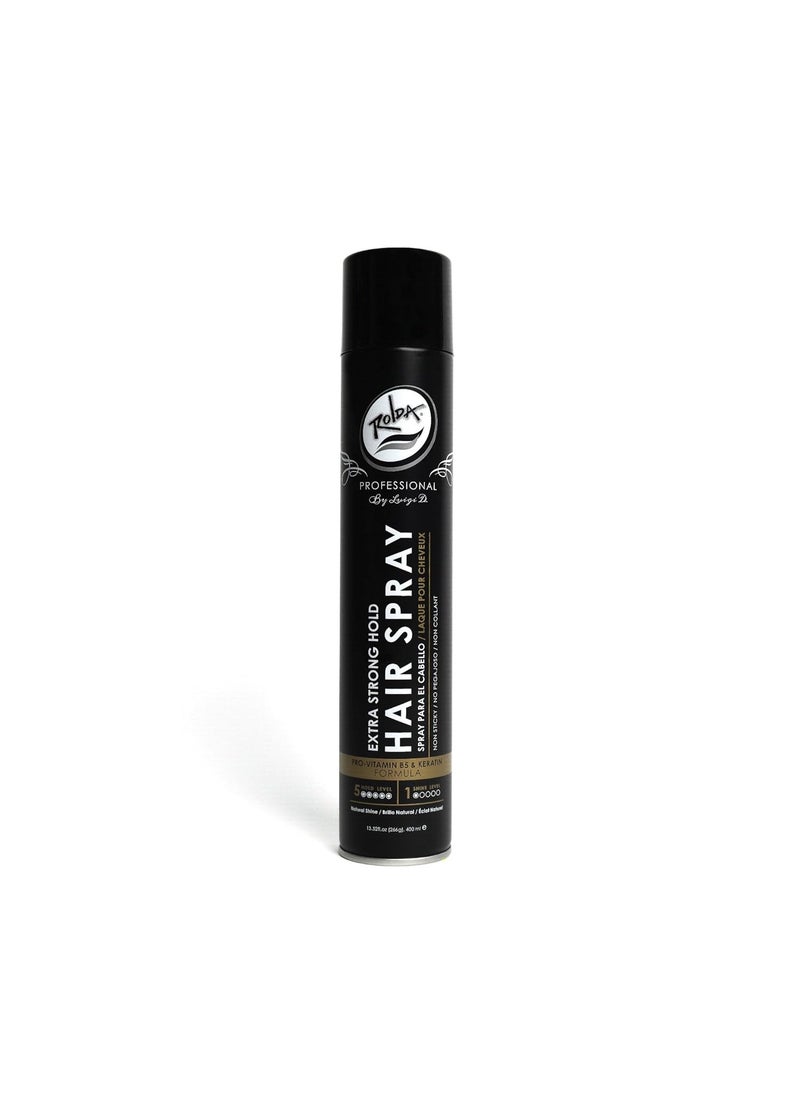 Rolda Extra Strong Hold Hair Spray  Holding Spray With Matte Finish ProVitamin B5 Fights Moisture  Humidity Catch Flyaways 1352oz