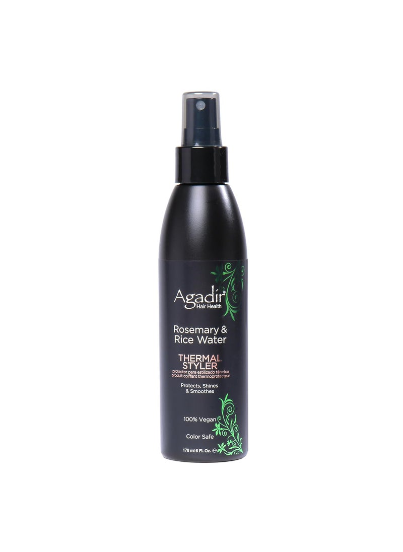 Agadir Rosemary  Rice Water Thermal Spray 6 oz