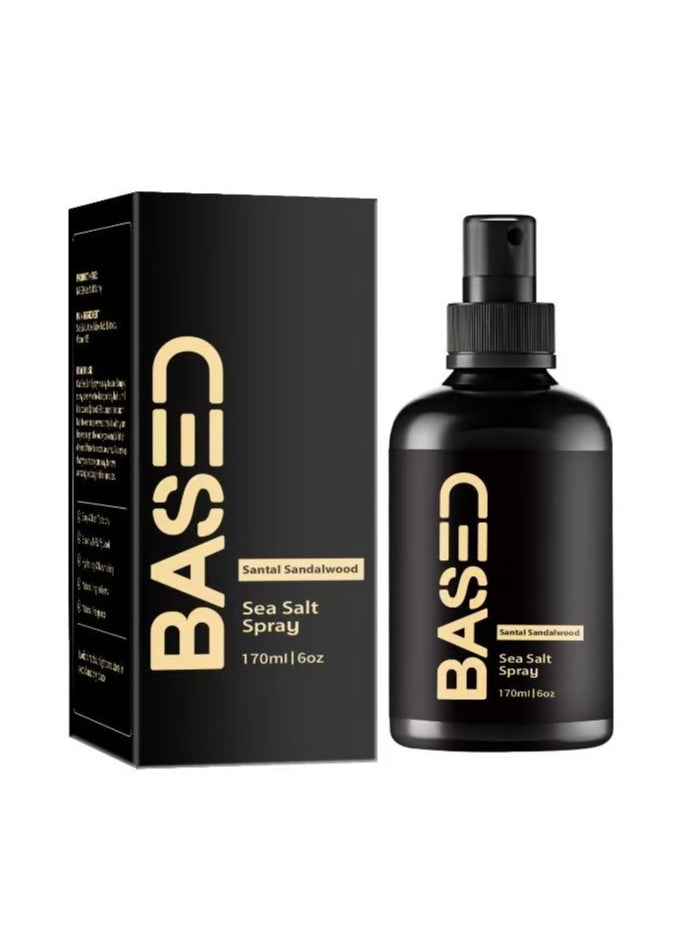 Sea Salt Spray, Natural Finish Sea Salt Spray for Hair, Gives Volume and Texture, Enriched with Seaweed and Vitamin B5, Lightweight and Non-Greasy, Paraben Free