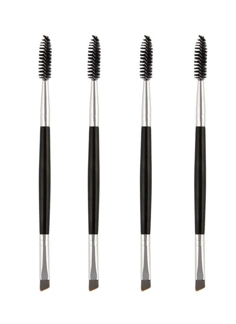 Double Sided Eye Brow Brush, Existing Beauty Henna Eyebrow Tint Brush Angled Eye Brow Comb and Spoolie Suitable for Women Cosmetic Tool