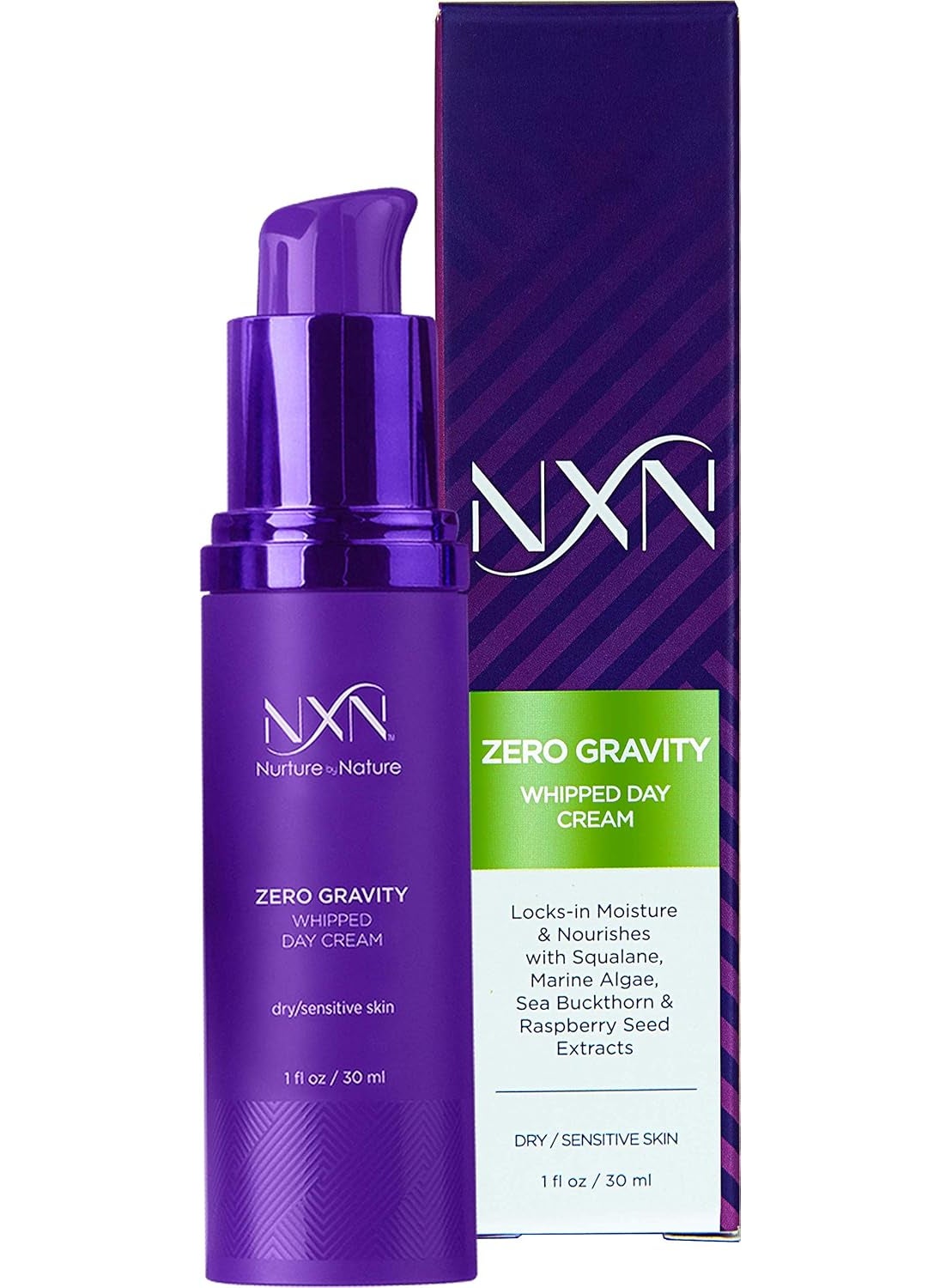 NXN Whipped Day Cream Face Moisturizer with Natural Retinol Squalane  Grapeseed Oil  Anti Aging Facial Formula for DrySensitive Skin USA Made