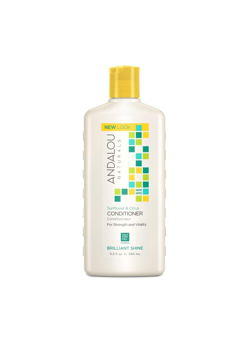 Andalou Naturals Sunflower and Citrus Brilliant Shine Conditioner 115 Ounce