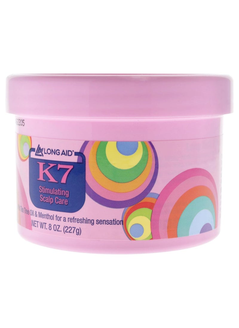 AmPro LongAid K7 Stimulating Scalp Care Conditioner  Tea Tree and Castor Oil Nourishes Dry Scalps  Cooling Sensation of Menthol Helps Soothe and Energize  Free of Alcohol and Dyes  8 oz