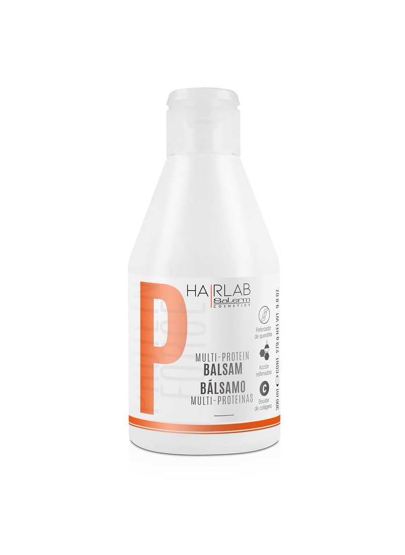Salerm  Hair Conditioner  MultiProteins Hair Lab Balm  300 ml  Replenishes Natural Keratin Deficiency  Adds Body to Hair  Strengthens and Repairs Hair  ParabenFree