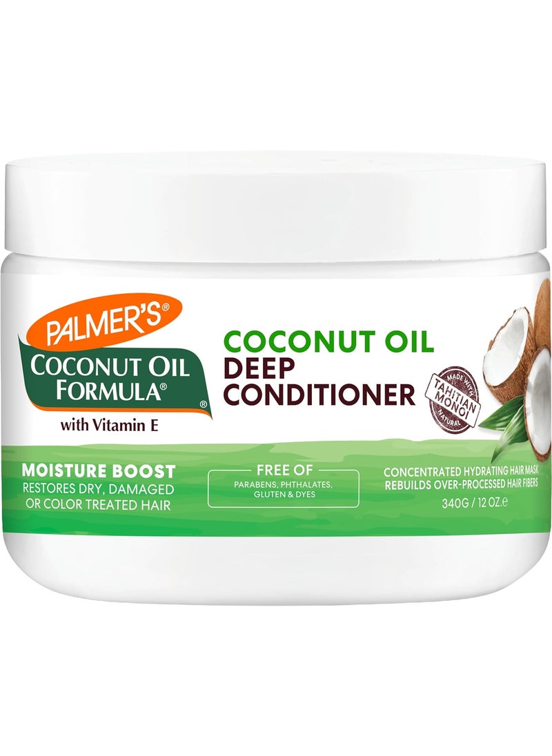 Palmers Coconut Oil Formula Moisture Boost Deep Hair Conditioner 12 Ounce