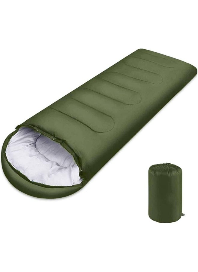 Outdoor Camping Sleeping Bag For Adult, Lightweight 180Cm Length Bag 30Cm Cap Envelope Design Sleeping Bag With Eyemask Sleep Bags For Kids Adults Girls Women For Backpacking/Hiking