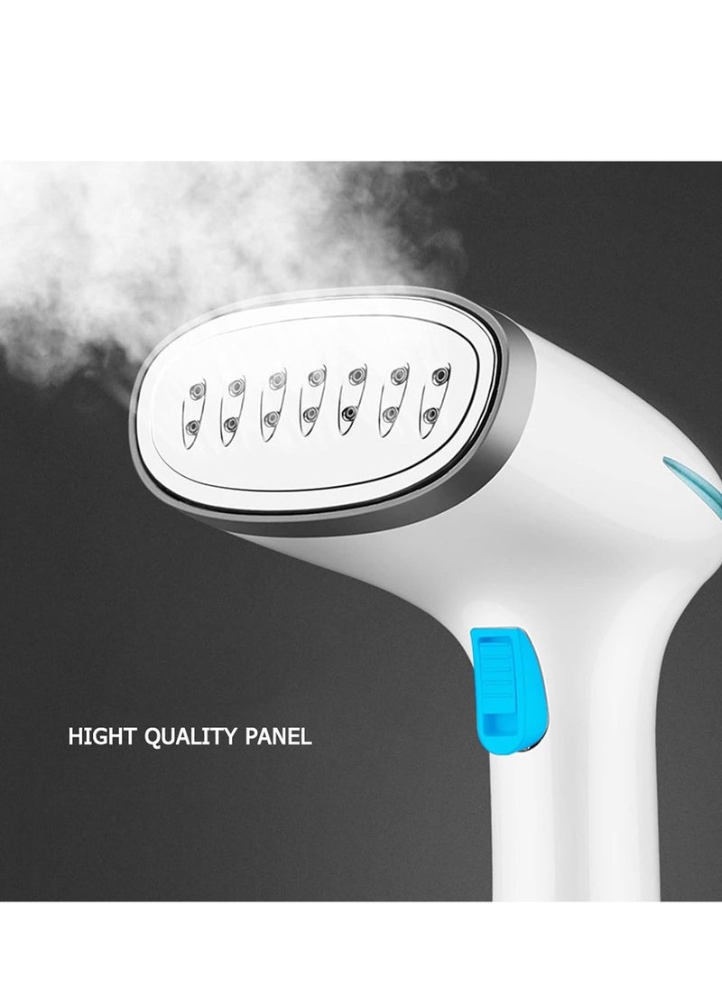 Portable Handheld Steamer, Steam Iron for Cloths, Fabric and Garment, Automatic shutoff, 200ml large detachable container, 12Mins continuous powerful steam, 25 sec steamer ready time