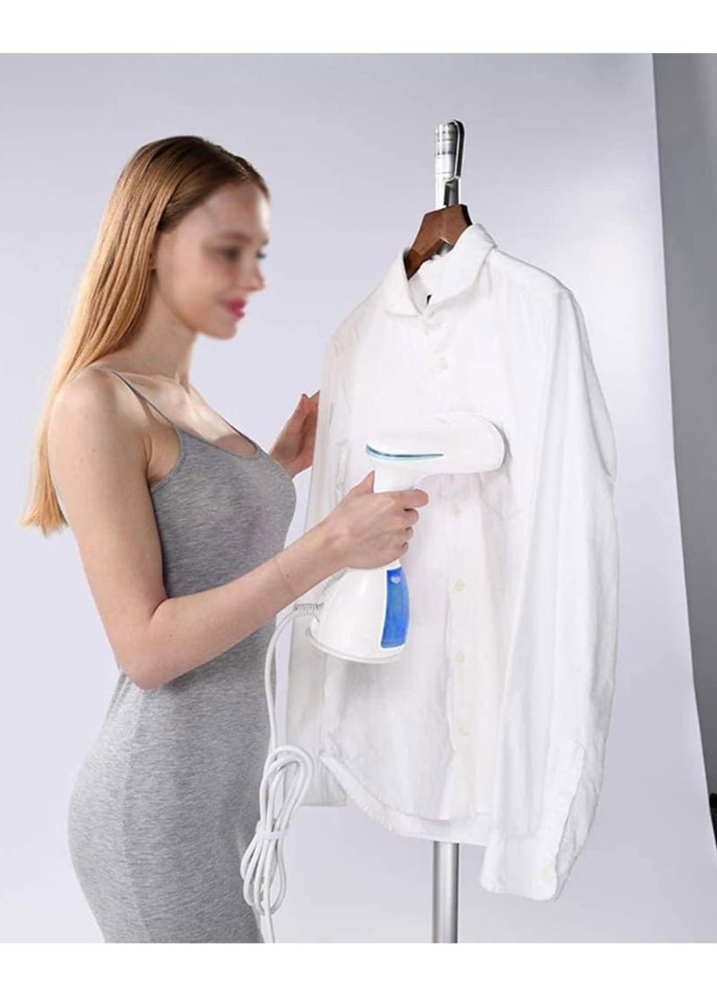 Portable Handheld Steamer, Steam Iron for Cloths, Fabric and Garment, Automatic shutoff, 200ml large detachable container, 12Mins continuous powerful steam, 25 sec steamer ready time