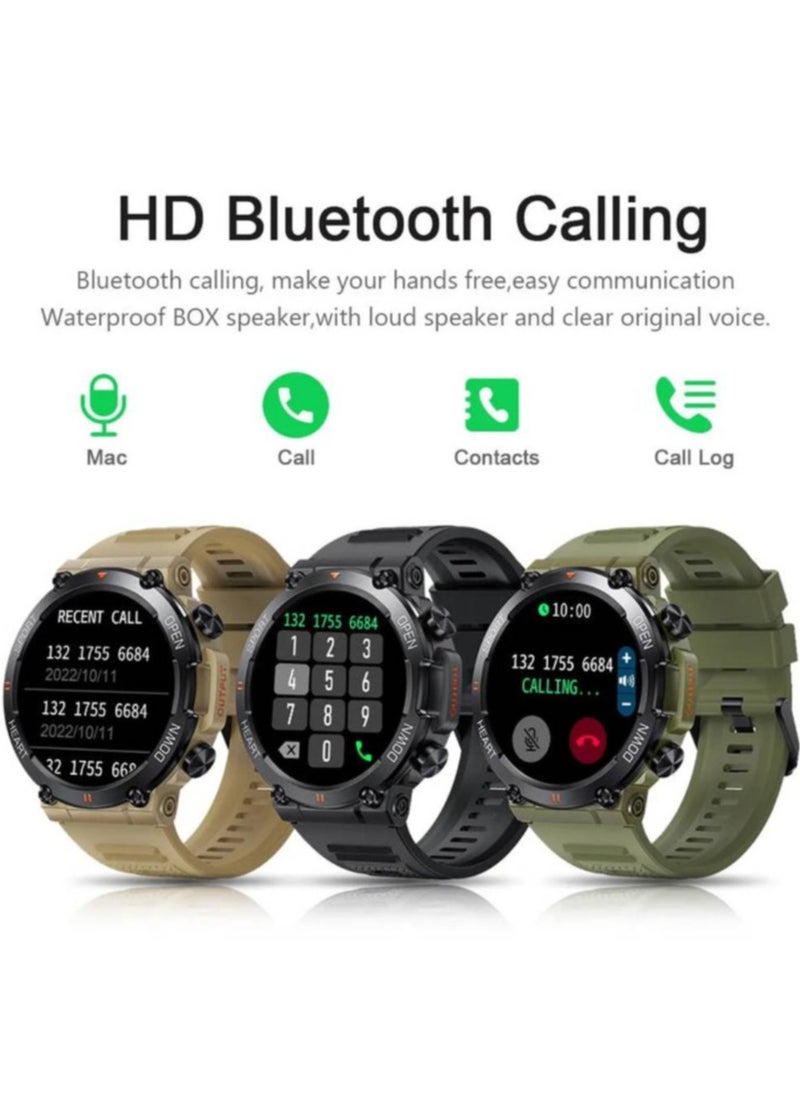 MD56 1.39 Inch HD Bluetooth Call Smart Watch Men Sports Fitness Tracker Heart Monitor 400mAh Smartwatch For Android IOS
