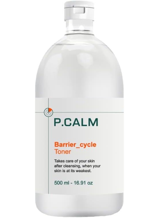 PCALM Barrier Cycle Toner 500ml  Vegan AlcoholFree FragranceFree Facial Toner for Sensitive Skin  Korean Skincare