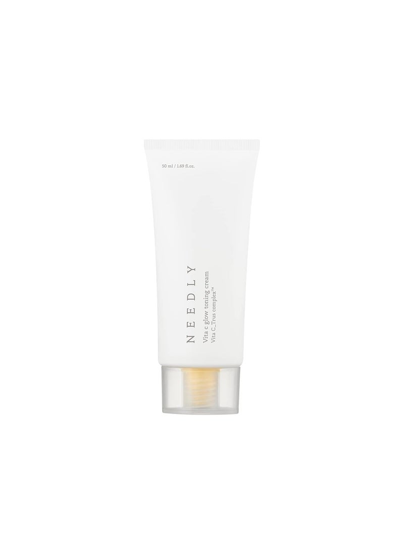 NEEDLY  Vita C Glow Toning Cream  Daily tone up moisturizer with Vita C complex  For Brightening Dark spots and pigmentation