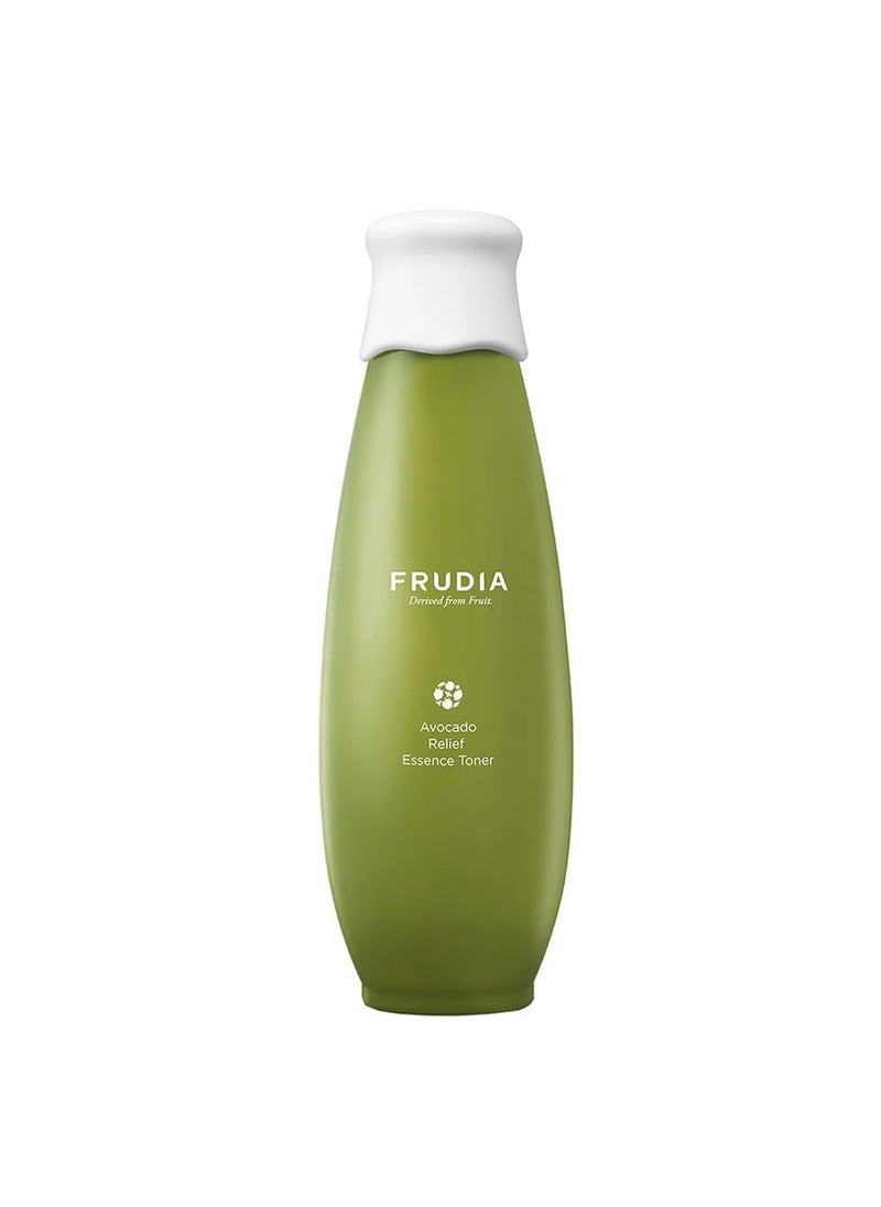 WELCOS FRUDIA Avocado Relief Essence Toner  Calming Toner for Face wAvocado Extract Centella Asiatica Extract  MadecassosideX4  Korean Skin Care Soothing Toner for Sensitive Skin 659 fl oz