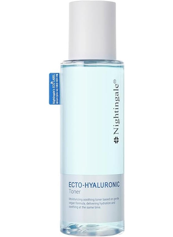 Nightingale EctoHyaluronic Toner with 8 Layer Hyaluronic Acid Ectoin Hydrating Toner for Dry Skin Korean Toner Alcohol Free Fragrance Free Hypoallergenic Cruelty Free Vegan Korean Skin Care