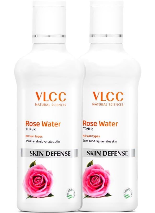 Vlcc Natural Sciences Skin Defense Rose Water Toner 100Ml Pack Of 2