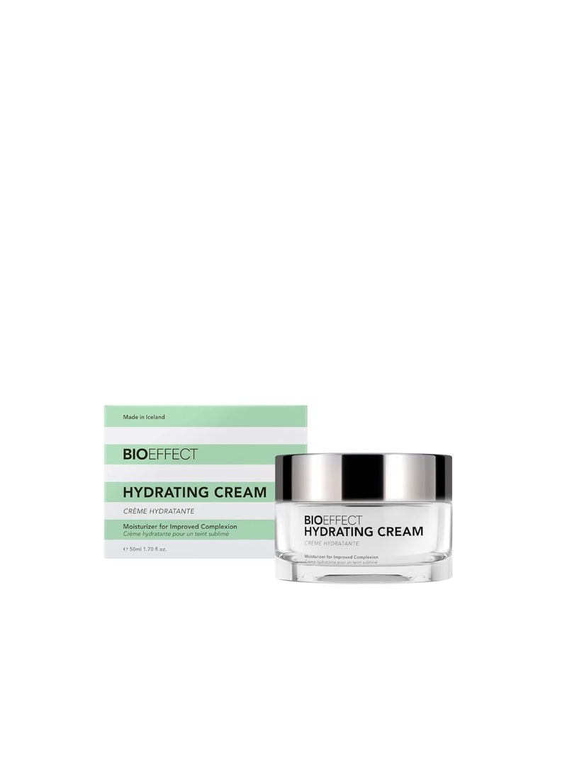 BIOEFFECT Hydrating Cream Moisturizer with Hyaluronic Acid PlantBased EGF and Antioxidants an Antiaging Longlasting Water Cream and Oilfree Facial Lotion that Boosts Moisture Levels 50 mL