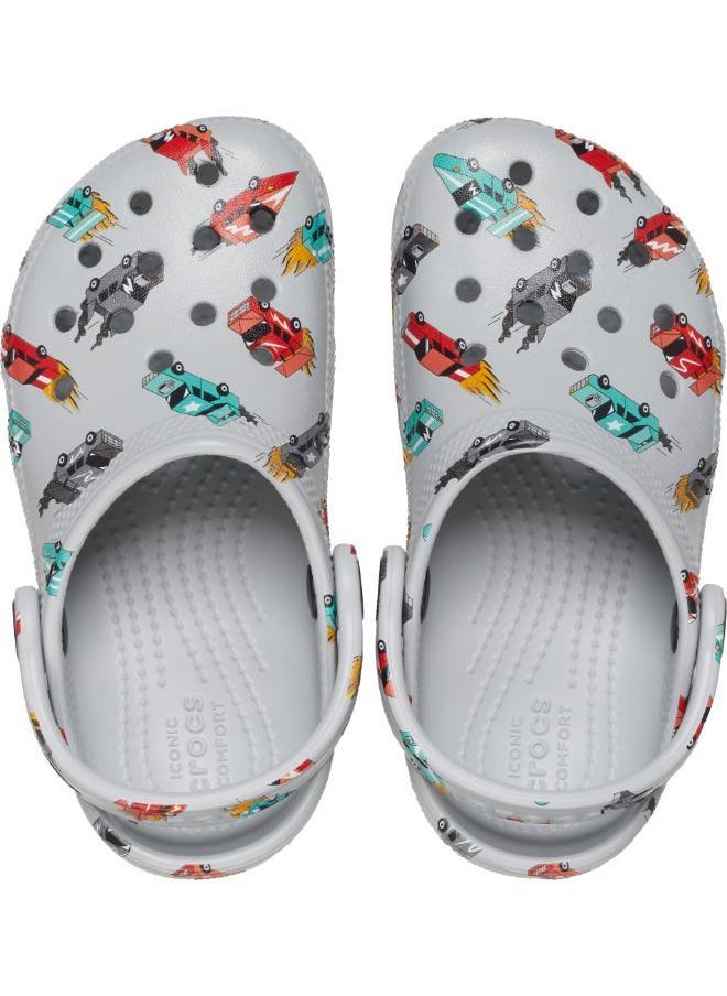 Toddlers Classic Race Cars Graphic Clog