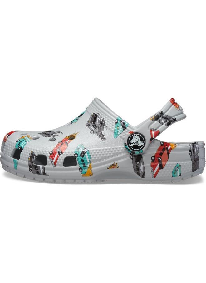 Toddlers Classic Race Cars Graphic Clog