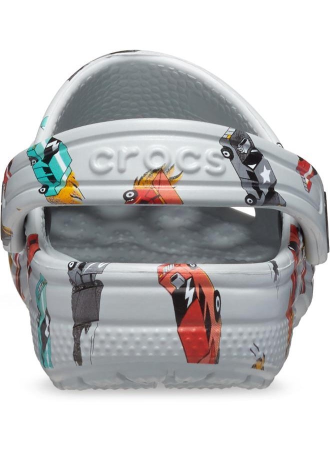 Toddlers Classic Race Cars Graphic Clog