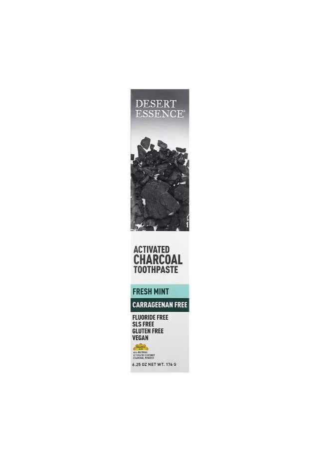 Activated Charcoal Toothpaste Fresh Mint 6.25 oz 176 g