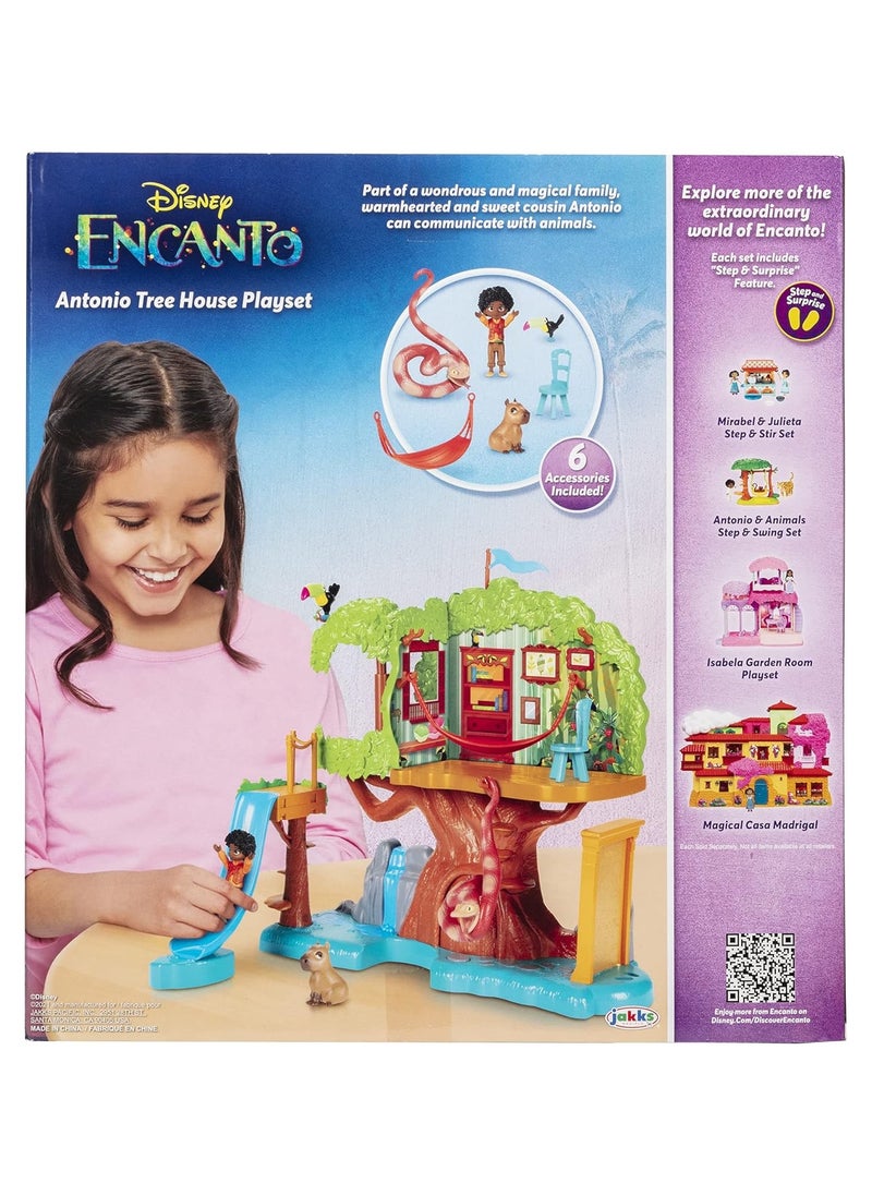 Disney Encanto Antonio's Tree House Playset with Antonio Doll Figure & Animal Friends